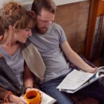 Couple reading together