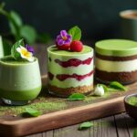 découvrez 5 recettes innovantes d'entremet au thé matcha qui éveilleront vos papilles. ces créations délicieuses et visuellement captivantes sauront séduire vos invités et apporter une touche unique à vos desserts. essayez-les dès maintenant et éveillez votre créativité culinaire !
