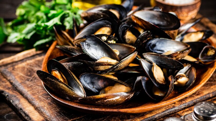 4 litres de moules en kg
