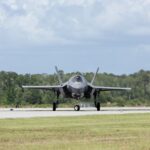 F-35 Lightning on the tarmac
