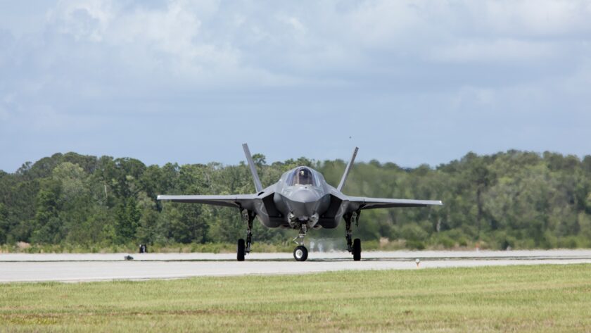 F-35 Lightning on the tarmac