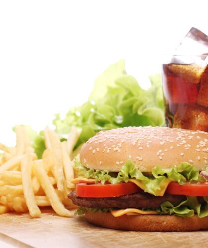 Fast food on the table