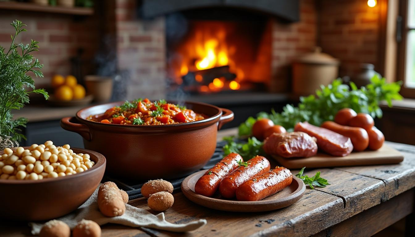 plongez dans l'univers du cassoulet avec cyril lignac et apprenez à préparer ce plat emblématique plein de saveurs et de chaleur. découvrez ses astuces pour réaliser un repas réconfortant qui ravira vos proches, le tout dans une ambiance conviviale et chaleureuse.