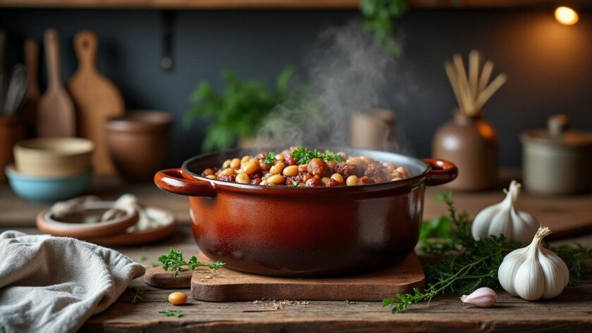 plongez dans l'univers chaleureux de cyril lignac et apprenez à préparer un cassoulet savoureux grâce à ses conseils et astuces. offrez à vos proches un repas réconfortant, riche en saveurs et en tradition.