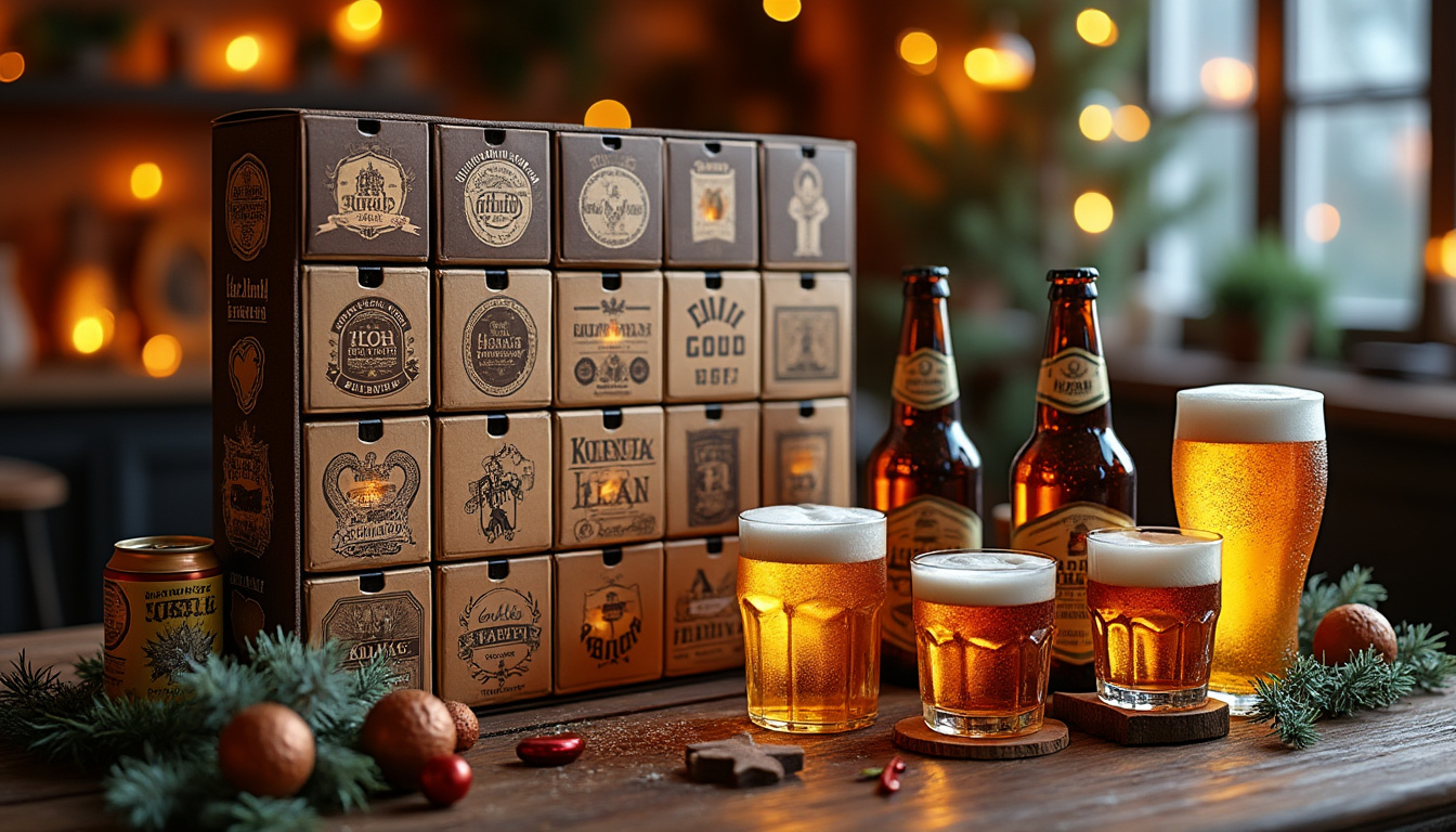 découvrez notre sélection des meilleurs calendriers de l’avent sur le thème de la bière à offrir en 2024. une idée cadeau originale pour les amateurs de houblon, à savourer avant les fêtes !