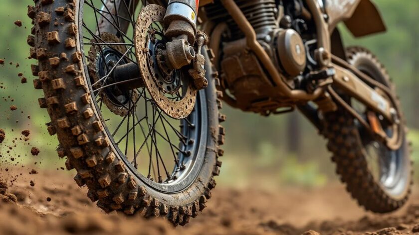 pneus de moto tout-terrain