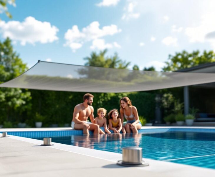 découvrez les témoignages de familles rassurées par l'installation de filets de sécurité de piscine avec fixations, pour une protection optimale de vos proches.