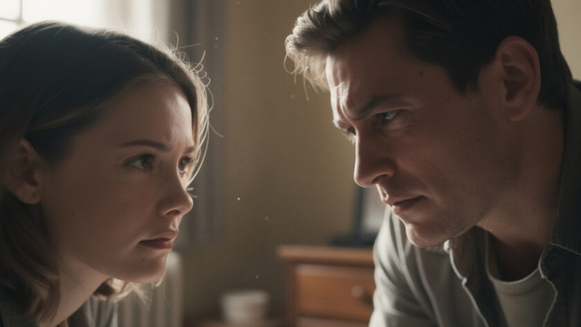 découvrez comment le silence d'une femme peut profondément toucher la conscience d'un homme et le pousser à une réflexion intérieure intense.