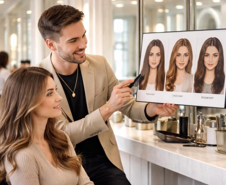 découvrez les conseils de coiffeurs professionnels pour styliser votre raie et sublimer la forme de votre visage avec des astuces simples et efficaces.