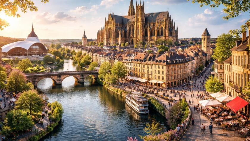 explorez metz avec notre guide des 12 incontournables à visiter, découvrez son patrimoine, ses monuments historiques et ses trésors culturels.