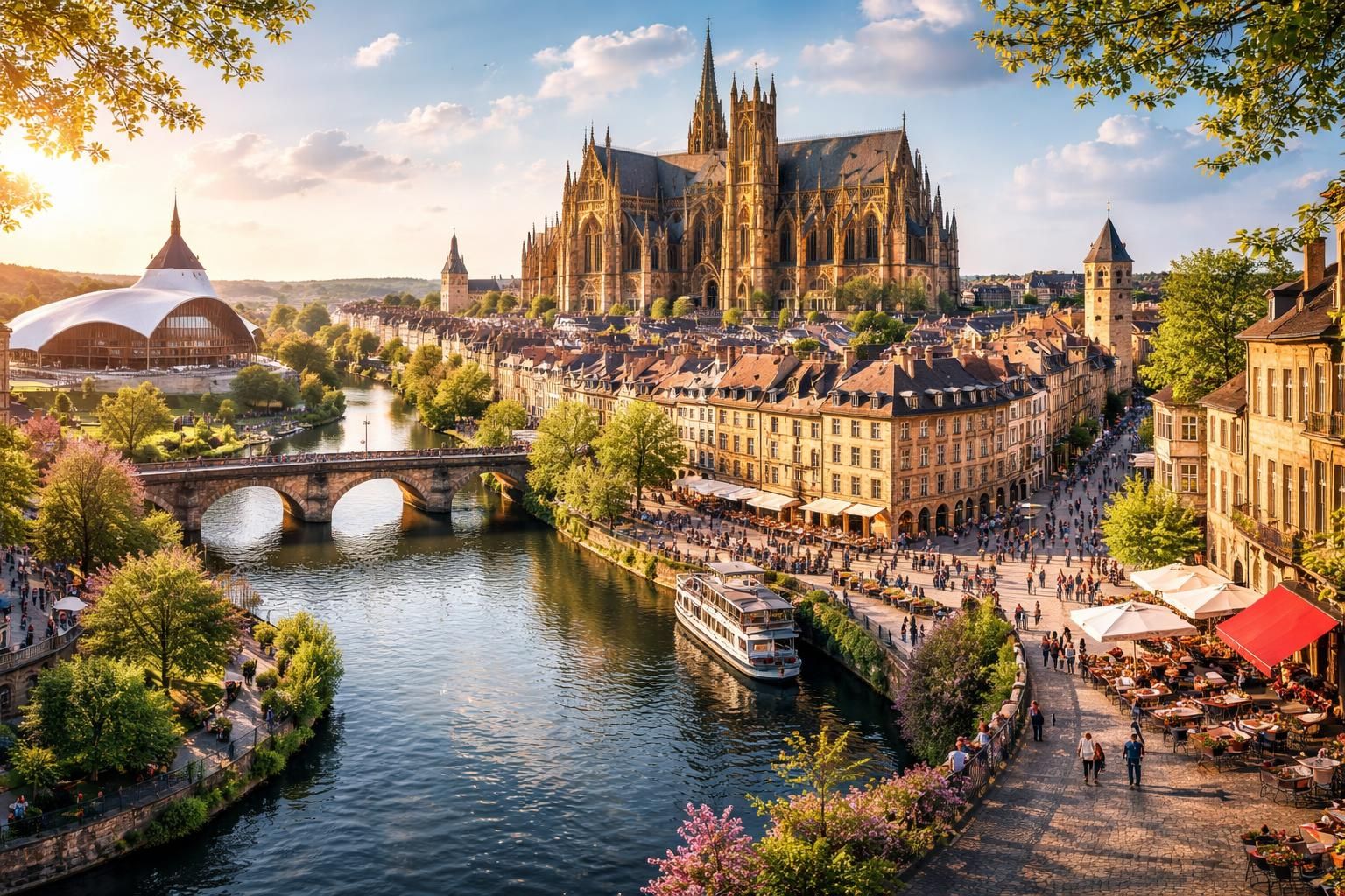 explorez metz avec notre guide des 12 incontournables à visiter, découvrez son patrimoine, ses monuments historiques et ses trésors culturels.
