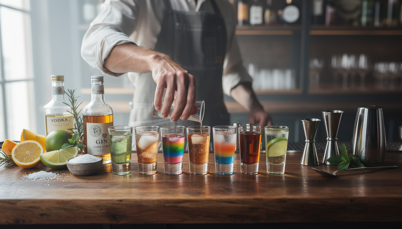 découvrez des recettes de cocktails pour un bar à shooters festifs, parfaites pour animer vos soirées et ravir vos invités avec des saveurs originales et colorées.