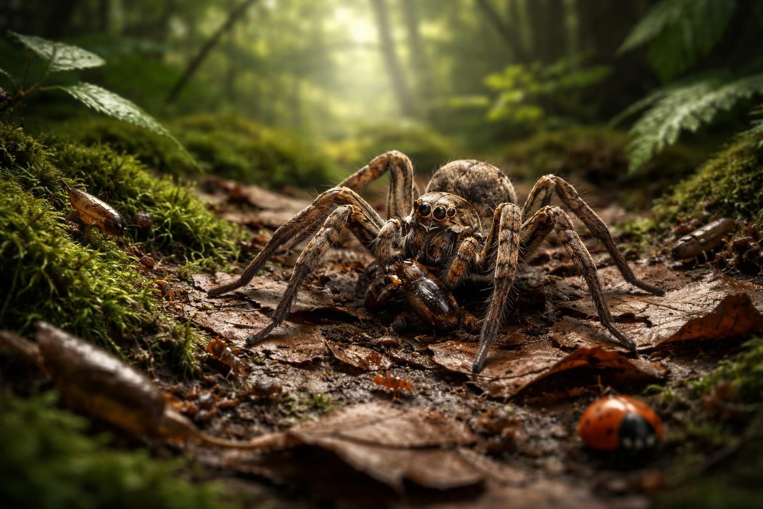 découvrez l'importance écologique des araignées lycosidae et leur rôle crucial dans le maintien de l'équilibre des écosystèmes naturels.