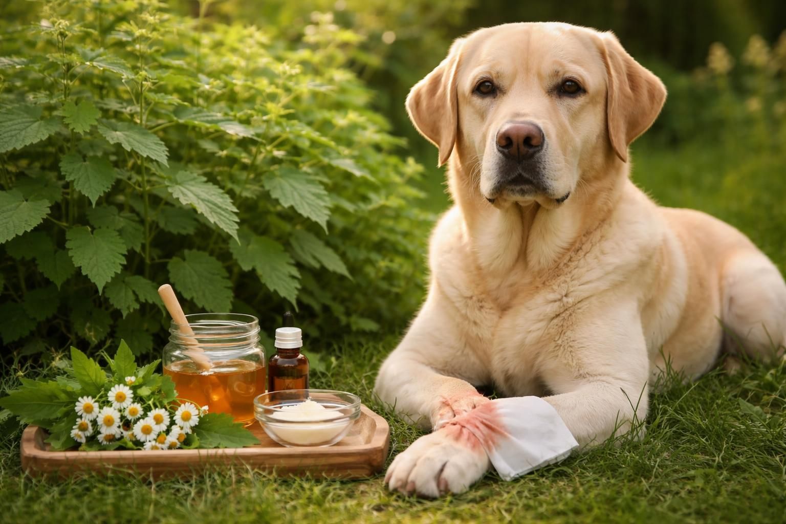 découvrez des remèdes naturels efficaces pour soulager les irritations causées par une piqûre d'ortie chez votre chien et favoriser son bien-être.