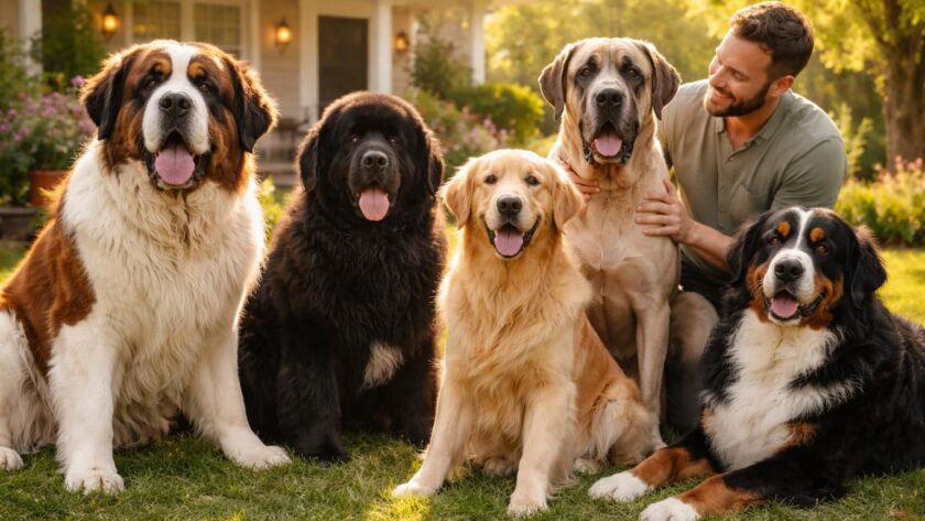 découvrez 5 races de gros chiens doux et affectueux à adopter pour partager une vie remplie d'amour et de bonheur.