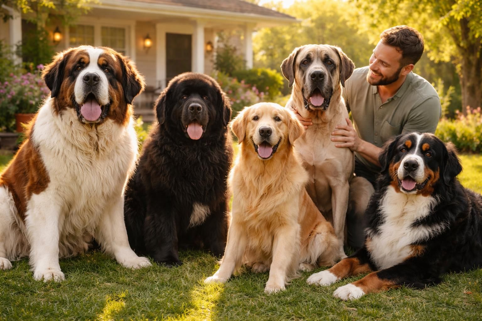découvrez 5 races de gros chiens doux et affectueux à adopter pour partager une vie remplie d'amour et de bonheur.
