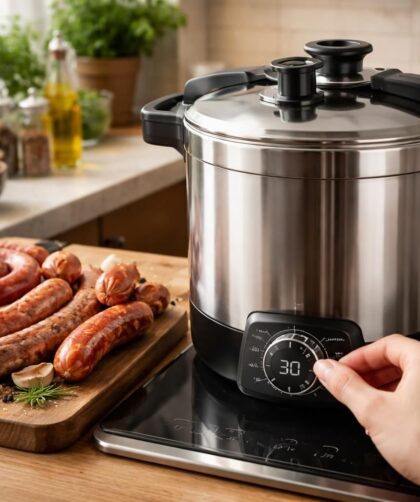 découvrez comment ajuster parfaitement le temps de cuisson de la saucisse de couenne à la cocotte-minute selon vos préférences pour un résultat savoureux à chaque fois.