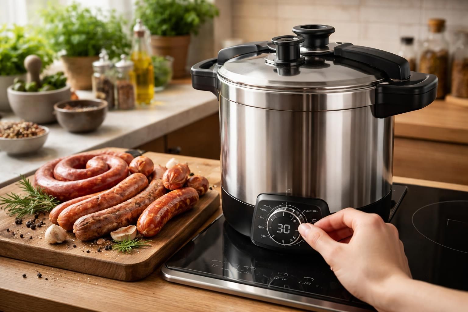 découvrez comment ajuster parfaitement le temps de cuisson de la saucisse de couenne à la cocotte-minute selon vos préférences pour un résultat savoureux à chaque fois.