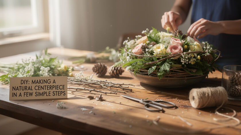 apprenez à créer un centre de table naturel et élégant facilement grâce à notre guide diy en quelques étapes simples. parfait pour décorer votre maison avec une touche authentique.