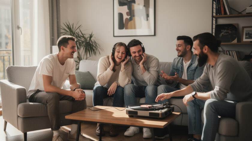 plongez dans une ambiance chaleureuse et partagez des moments inoubliables avec une playlist soul, parfaite pour profiter de la musique entre amis.