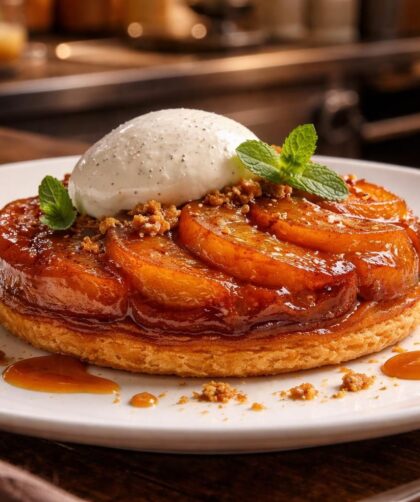 apprenez à préparer la tarte tatin revisitée par philippe etchebest, une recette gourmande et facile à réaliser, parfaite pour sublimer vos dîners.