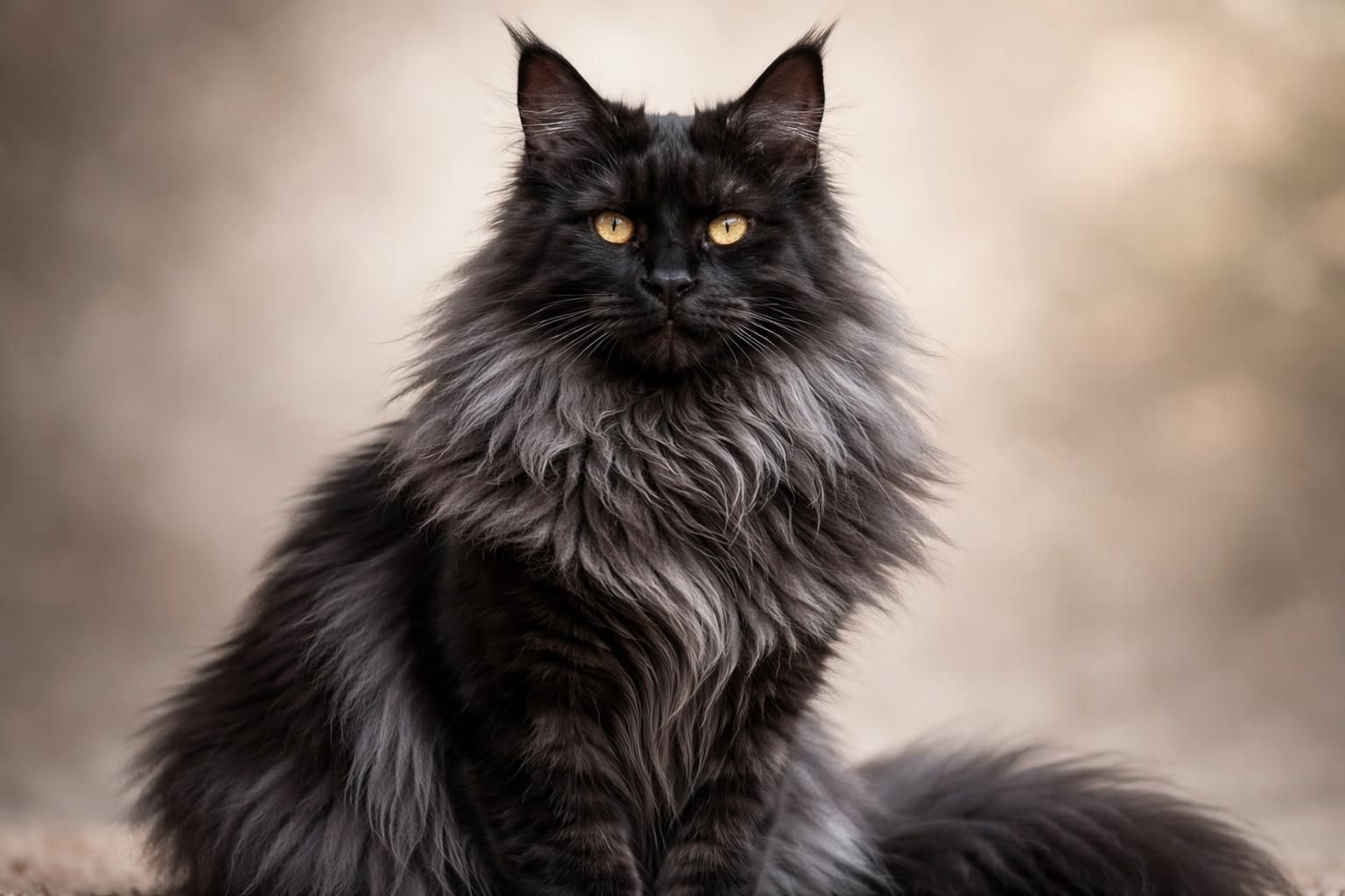 découvrez les secrets de beauté uniques du maine coon black smoke, une race élégante au pelage subtil et à l'allure majestueuse. apprenez à en prendre soin pour sublimer son apparence.
