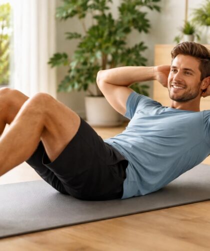 découvrez des exercices d'abdominaux pour homme simples et efficaces, sans matériel, à faire facilement chez vous pour renforcer votre sangle abdominale.
