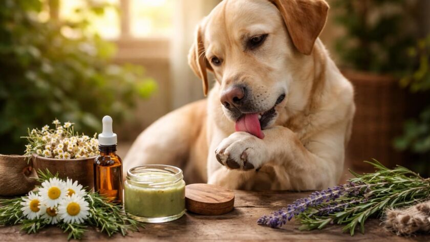 découvrez notre guide complet des remèdes naturels pour apaiser votre chien qui se lèche les pattes, avec des conseils efficaces pour soulager et prévenir ce comportement.