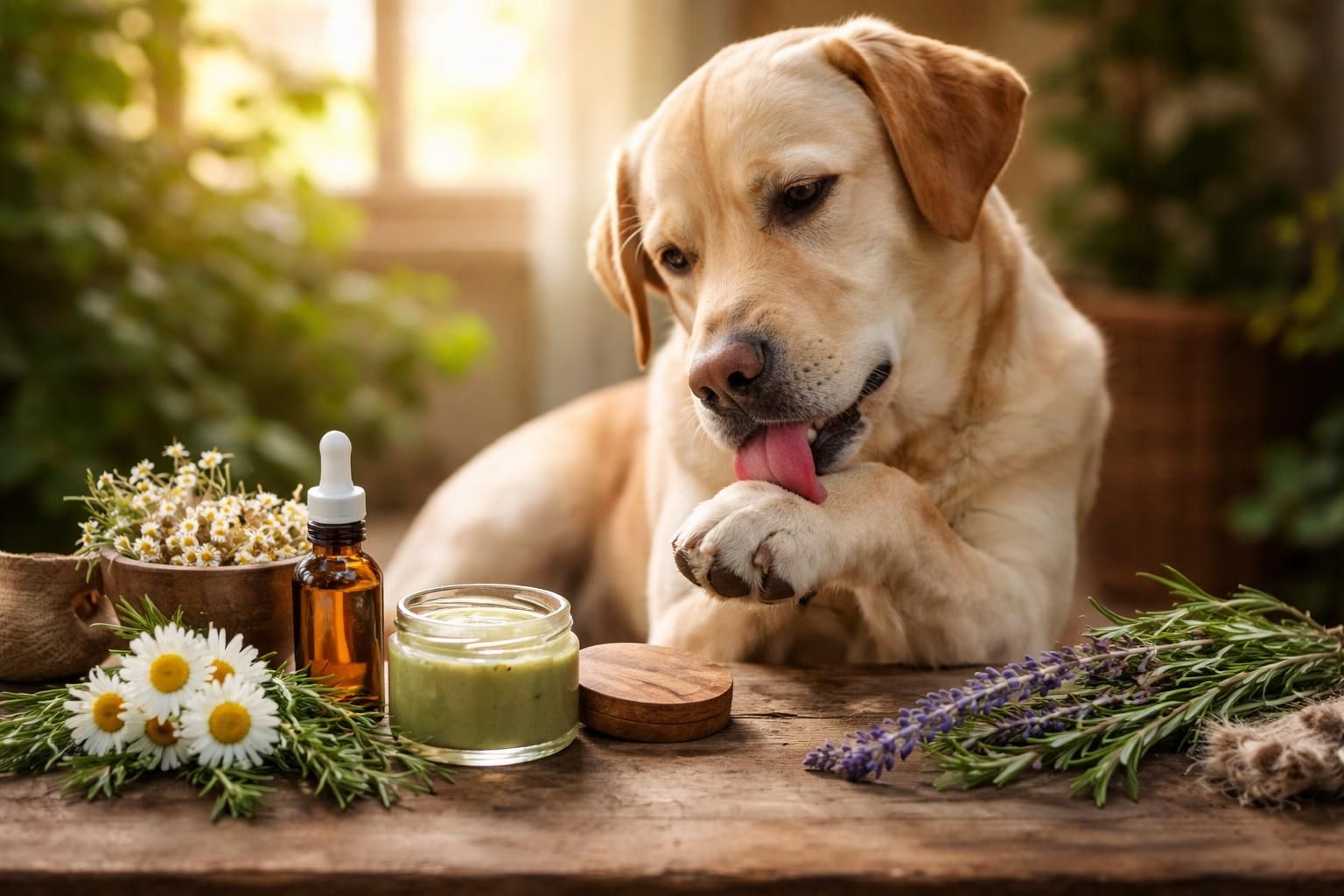 découvrez notre guide complet des remèdes naturels pour apaiser votre chien qui se lèche les pattes, avec des conseils efficaces pour soulager et prévenir ce comportement.