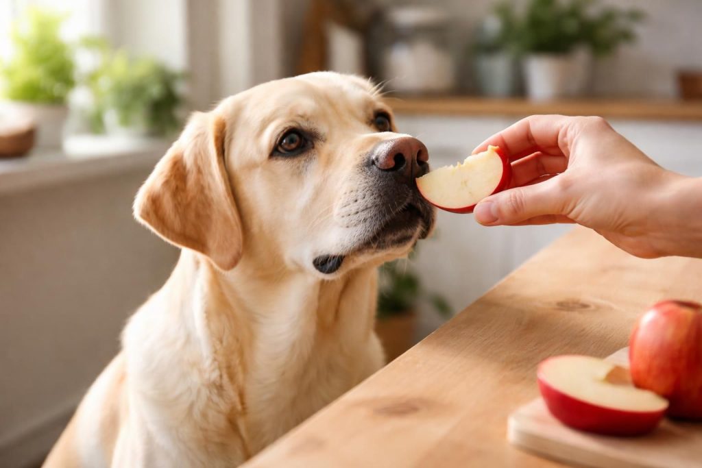 découvrez si la pomme est sûre pour les chiens selon les dernières recherches scientifiques, les bienfaits et les précautions à prendre avant de la leur donner.