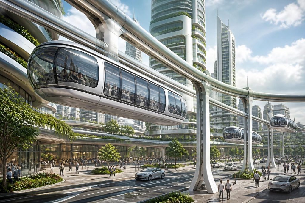 découvrez skytran, une innovation révolutionnaire qui redéfinit l'avenir des transports avec des solutions écologiques, rapides et efficaces pour des déplacements urbains futuristes.